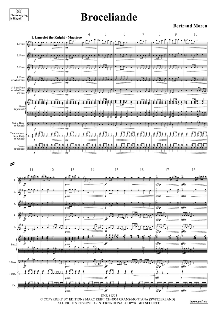 Broceliande Broceliande Flute scores gallery preview page 4
