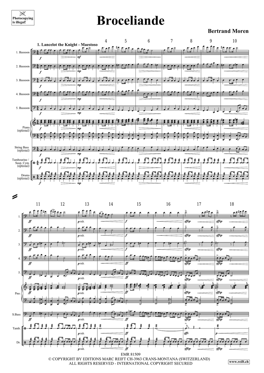 Broceliande Bassoon scores gallery preview page 4