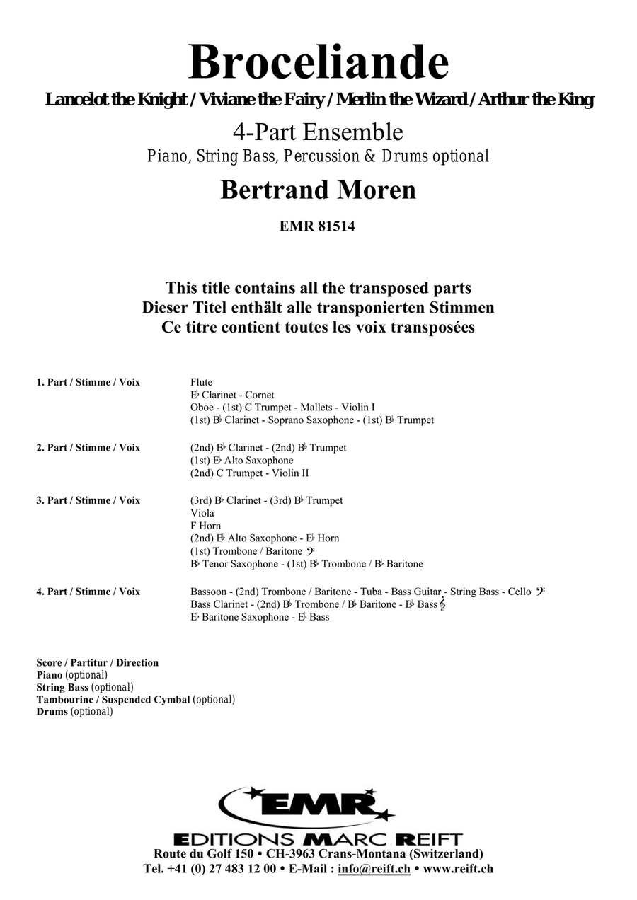Broceliande Score scores gallery preview page 2