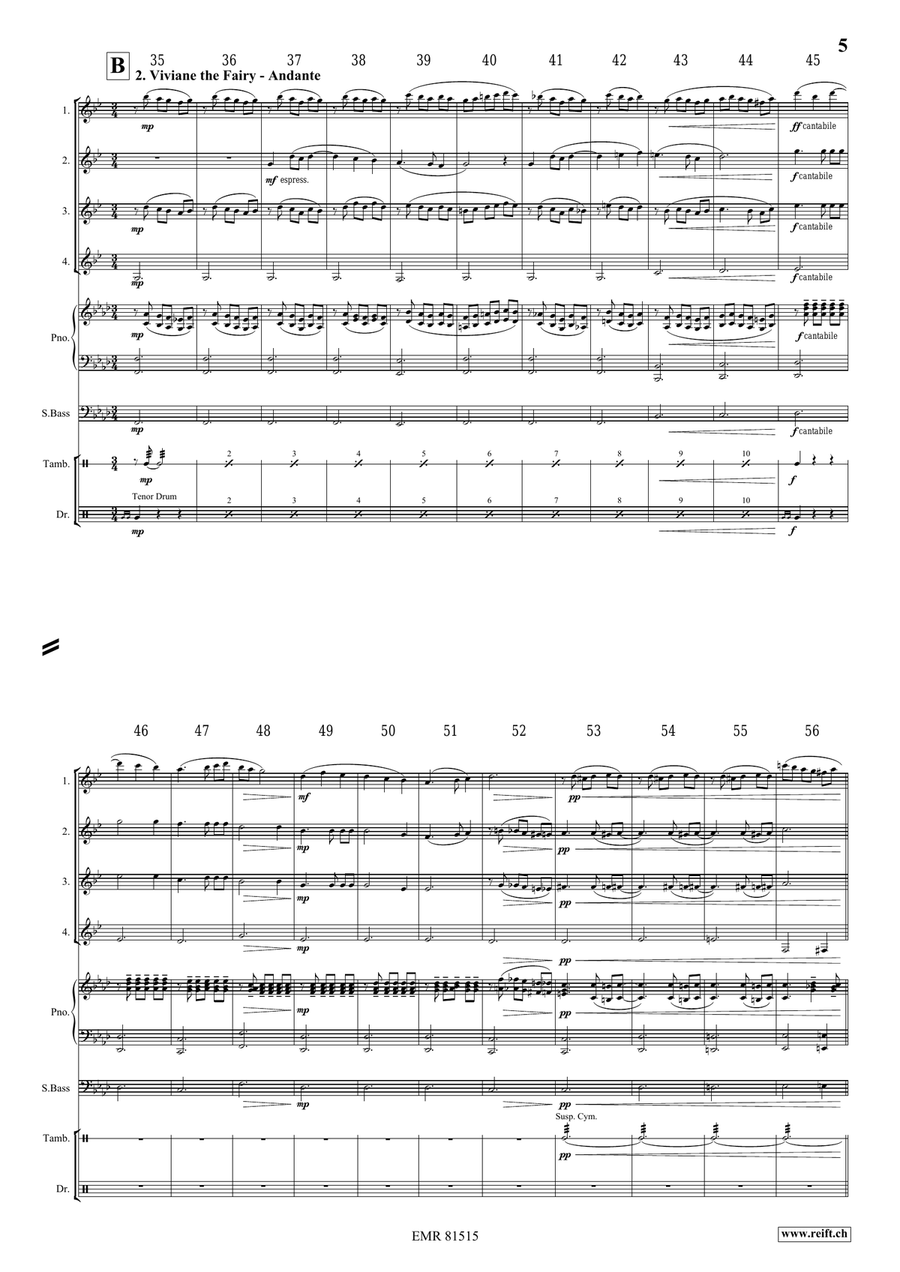 Broceliande Broceliande Clarinet Quartet scores gallery preview page 6