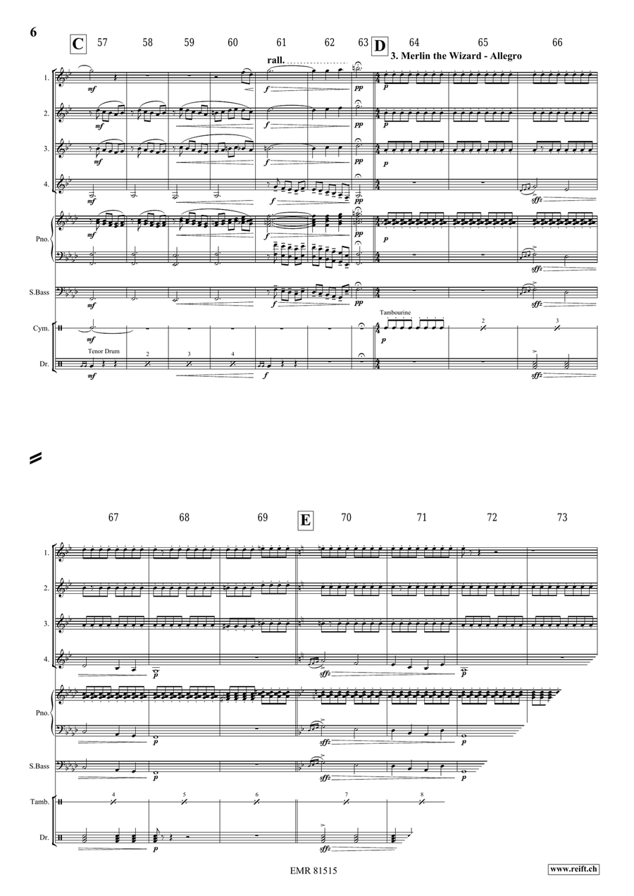 Broceliande Broceliande Clarinet Quartet scores gallery preview page 7
