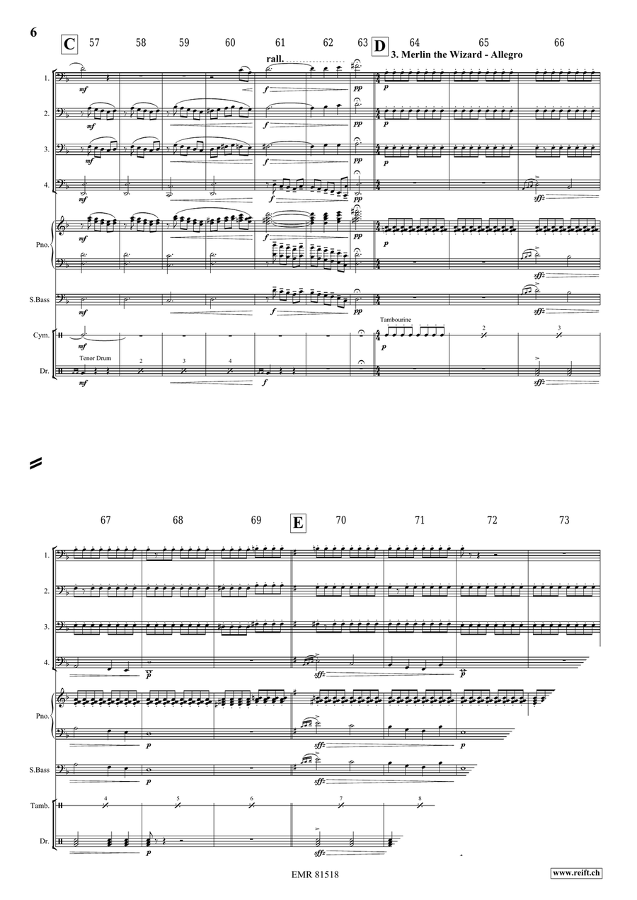 Broceliande Broceliande Trombone Quartet scores gallery preview page 7