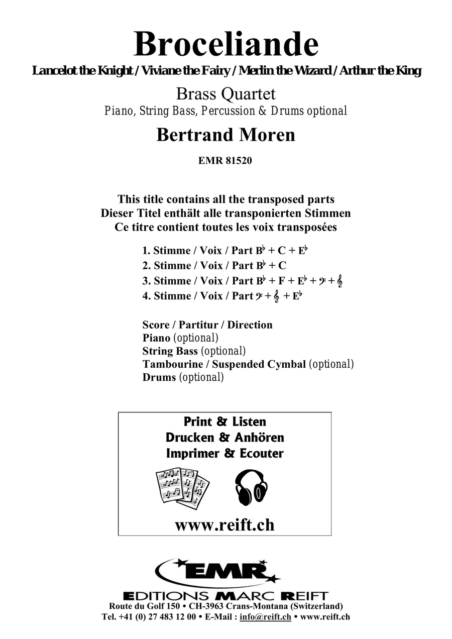 Broceliande Broceliande Brass Quartet scores gallery preview page 2