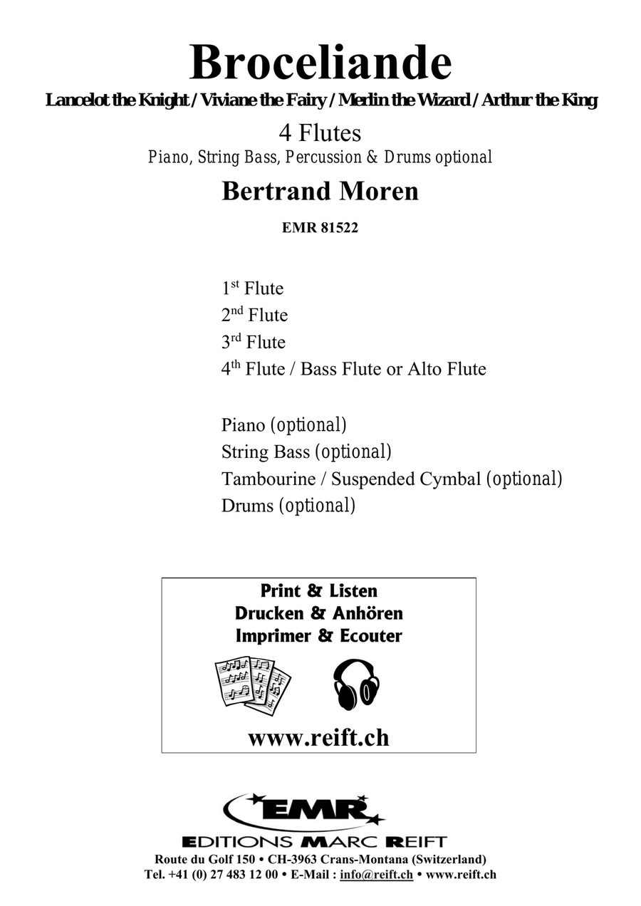 Broceliande Broceliande Flute Quartet scores gallery preview page 2