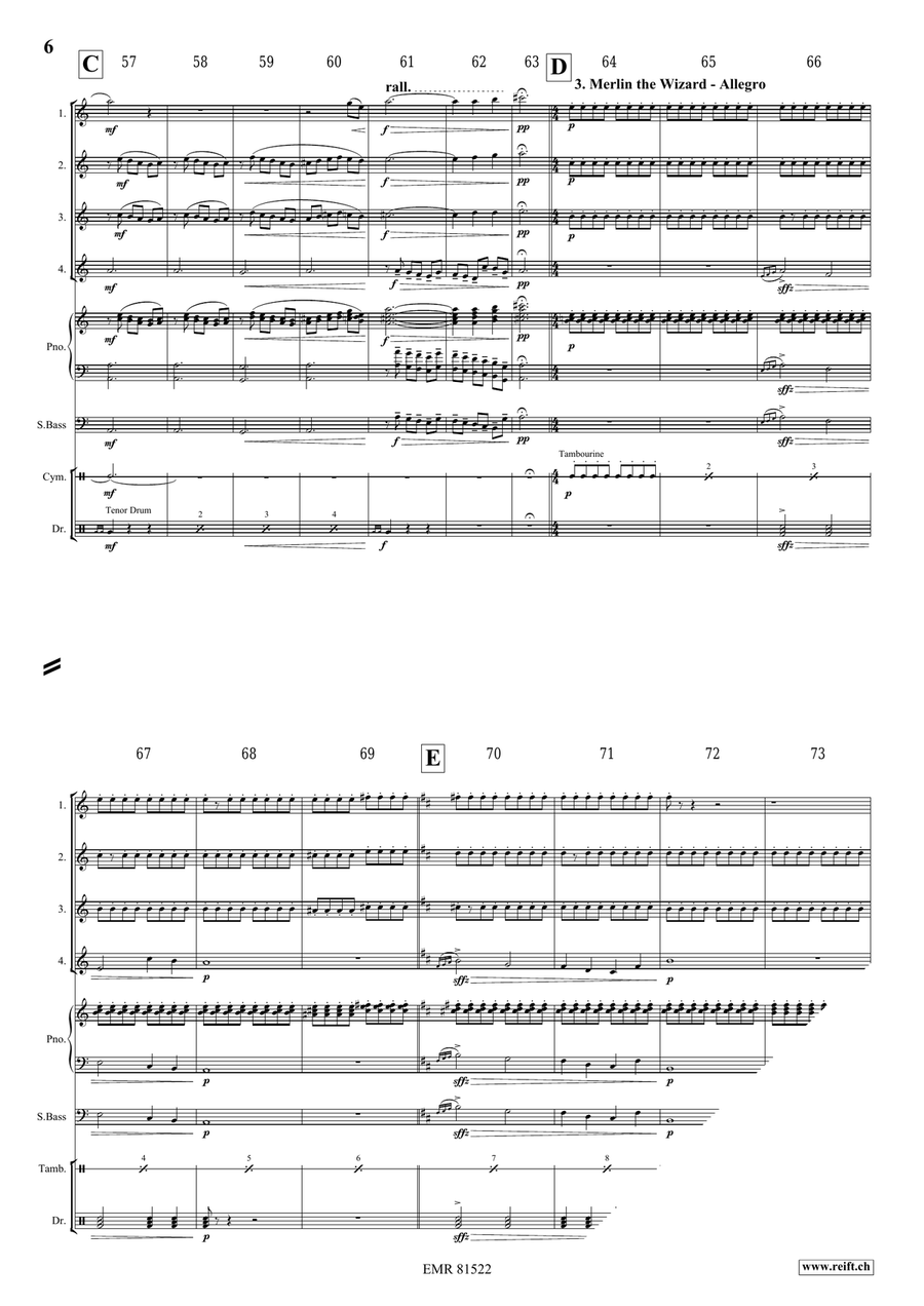 Broceliande Broceliande Flute Quartet scores gallery preview page 7