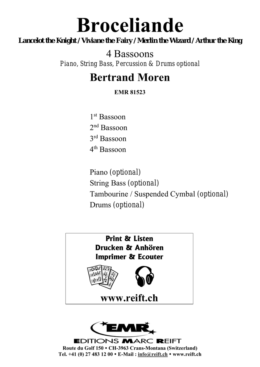 Broceliande Broceliande Bassoon Quartet scores gallery preview page 2