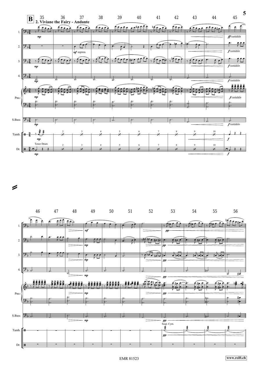 Broceliande Broceliande Bassoon Quartet scores gallery preview page 6