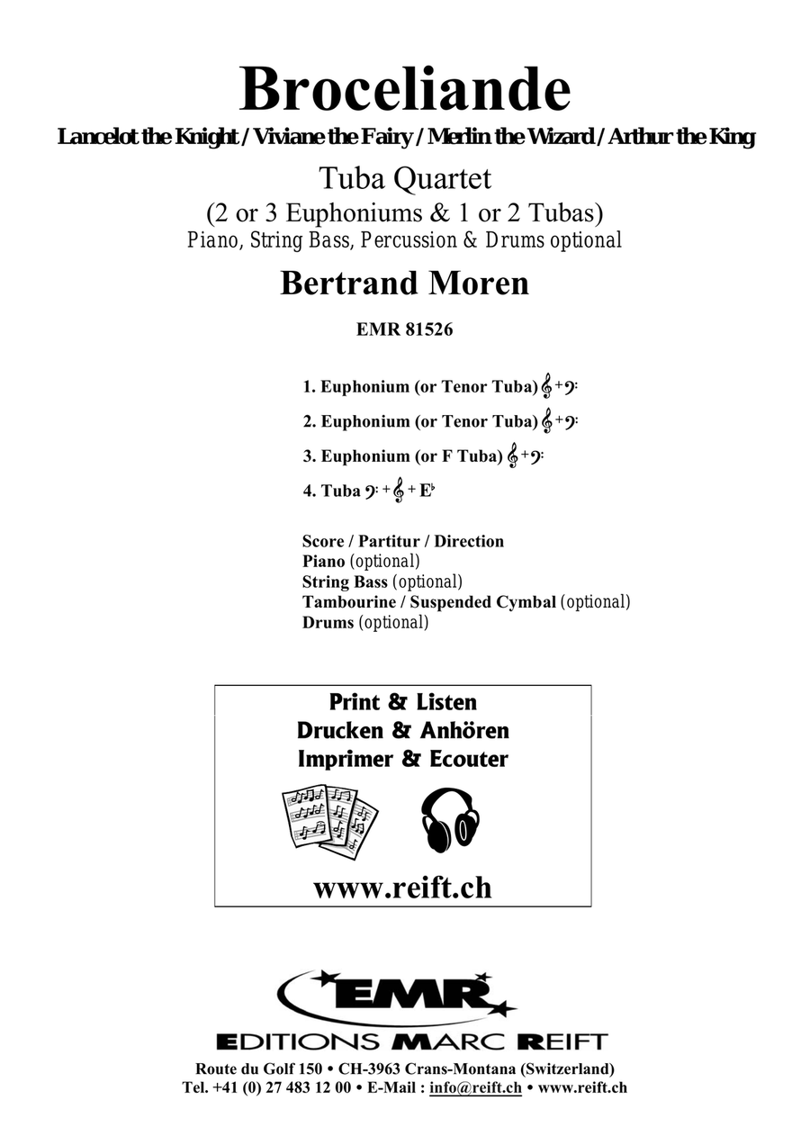 Broceliande Broceliande Tuba Quartet scores gallery preview page 2