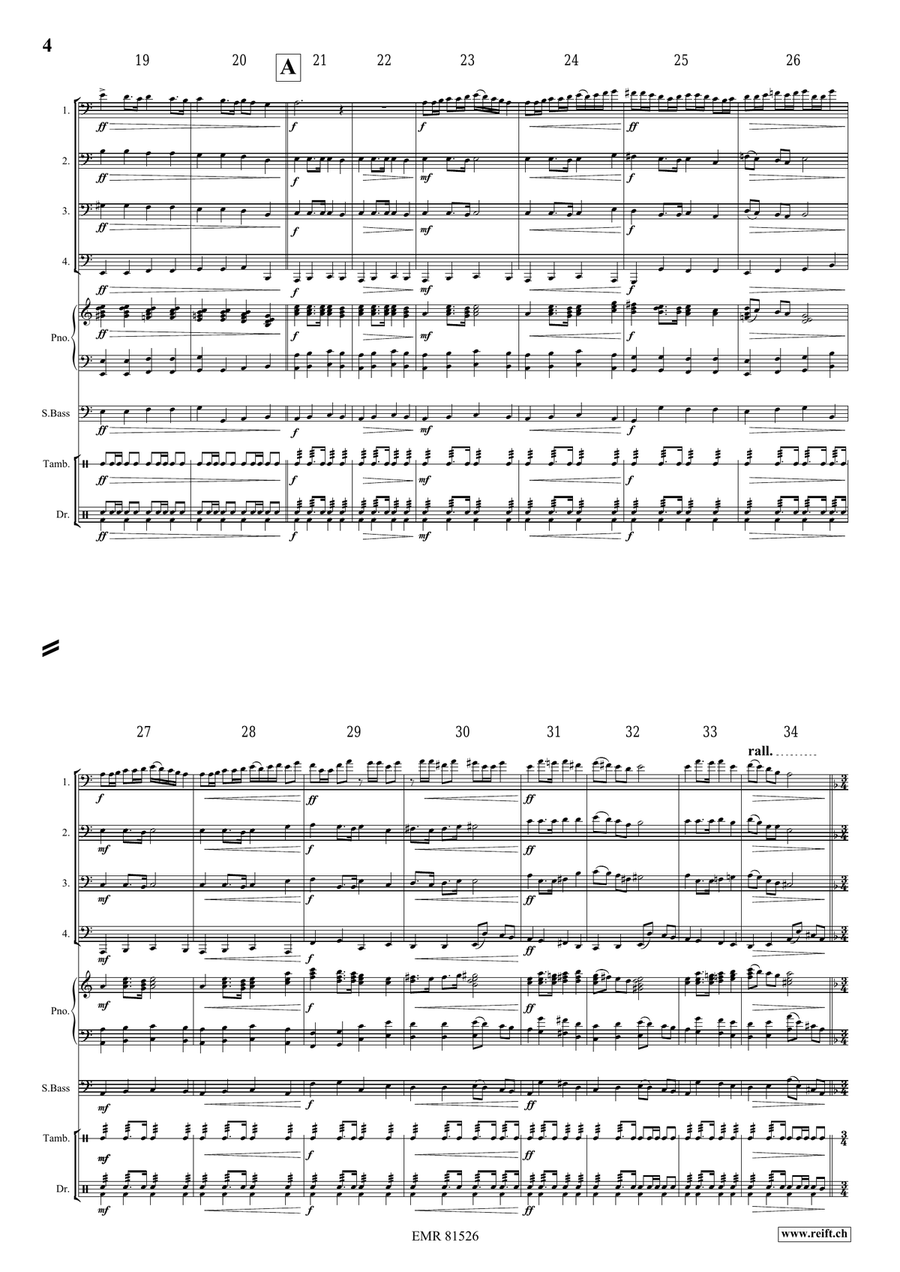 Broceliande Broceliande Tuba Quartet scores gallery preview page 5
