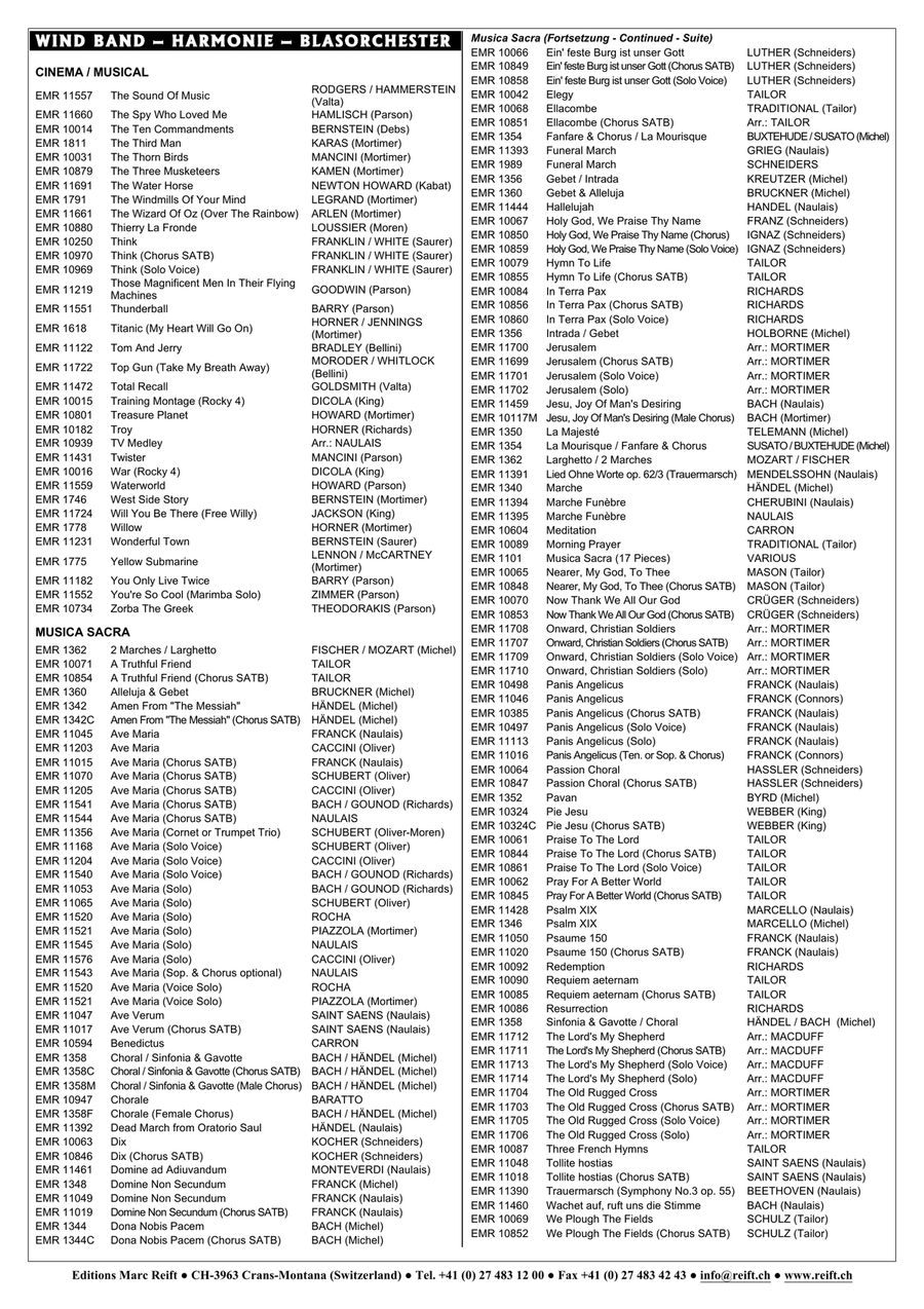Formula One Formula One Concert Band scores gallery preview page 9