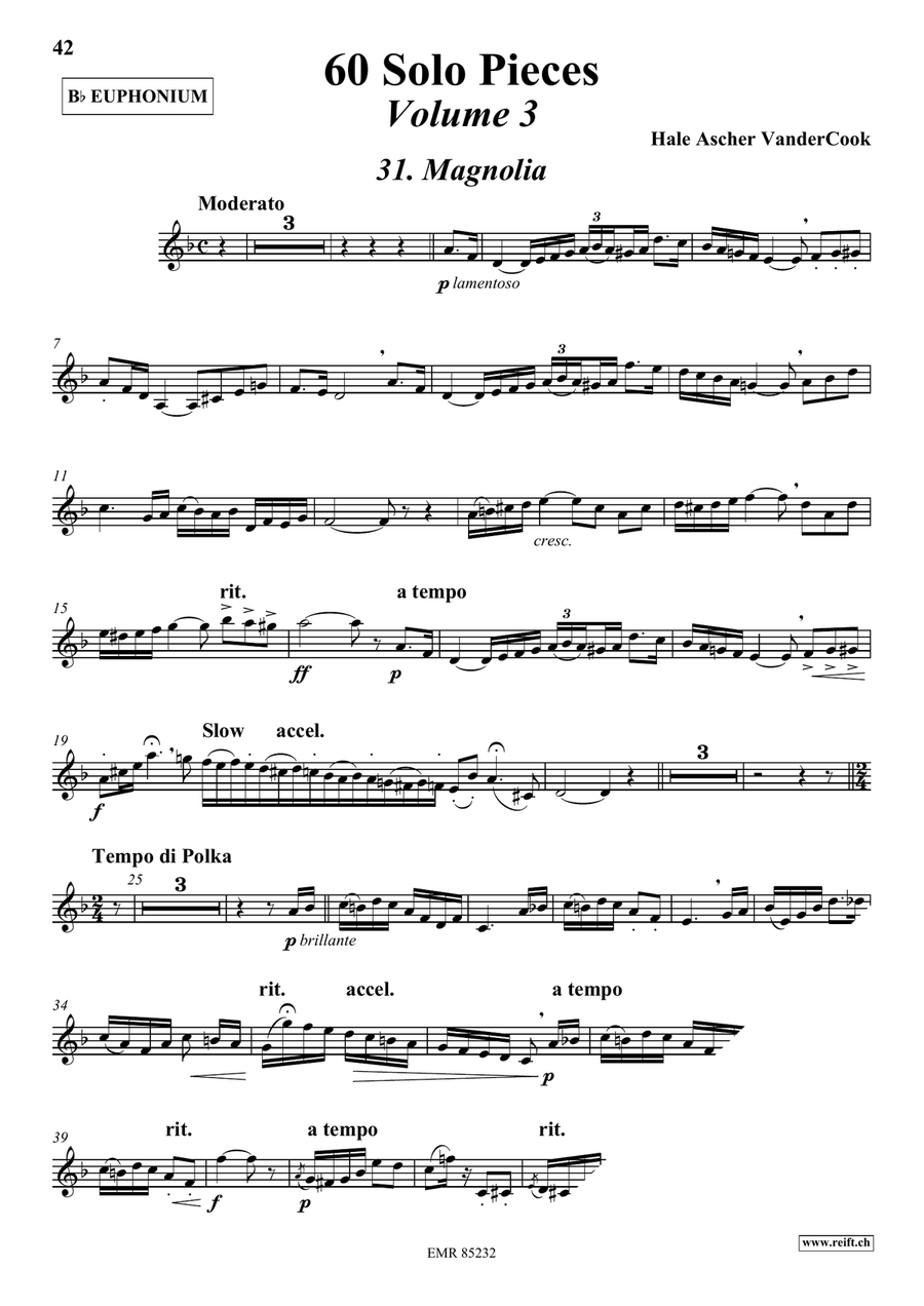 60 Solo Pieces Volume 3 60 Solo Pieces Volume 3 Euphonium scores gallery preview page 4