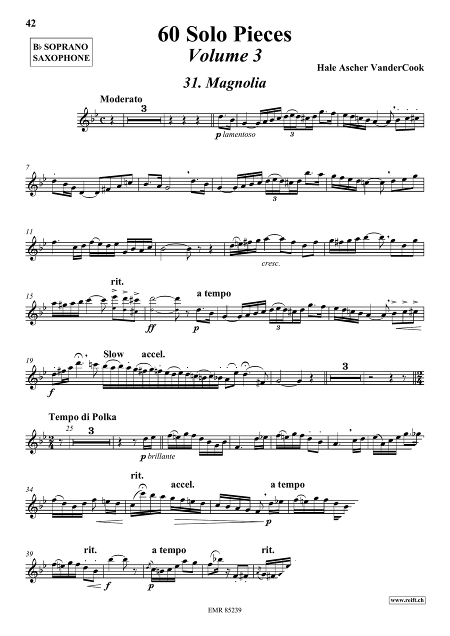 60 Solo Pieces Volume 3 60 Solo Pieces Volume 3 Soprano Saxophone scores gallery preview page 4