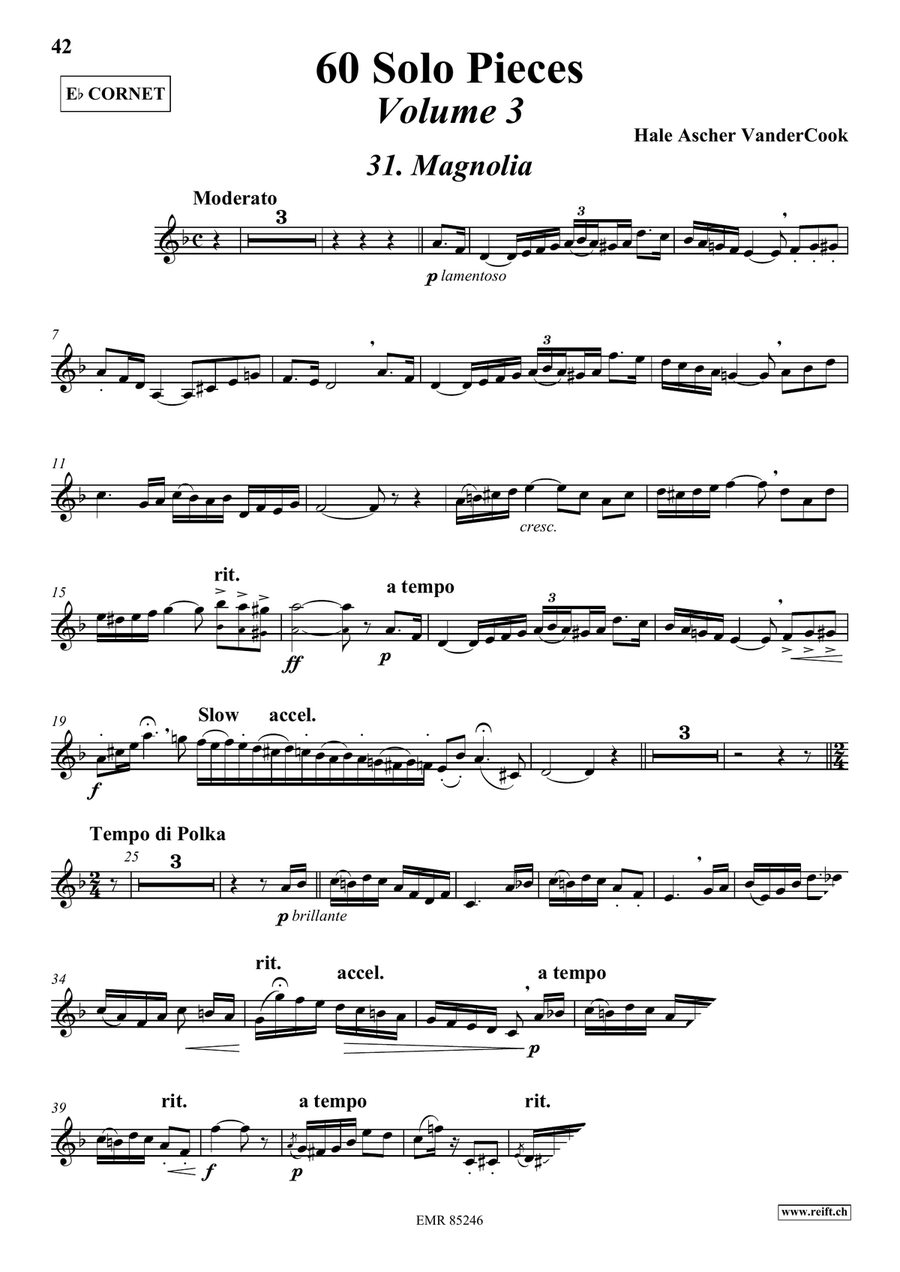 60 Solo Pieces Volume 3 60 Solo Pieces Volume 3 Cornet scores gallery preview page 4