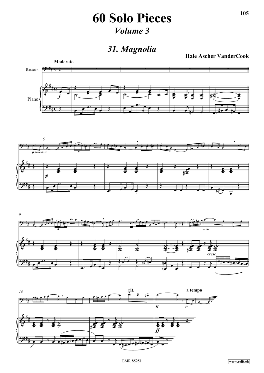 60 Solo Pieces Volume 3 60 Solo Pieces Volume 3 Bassoon Solo scores gallery preview page 5