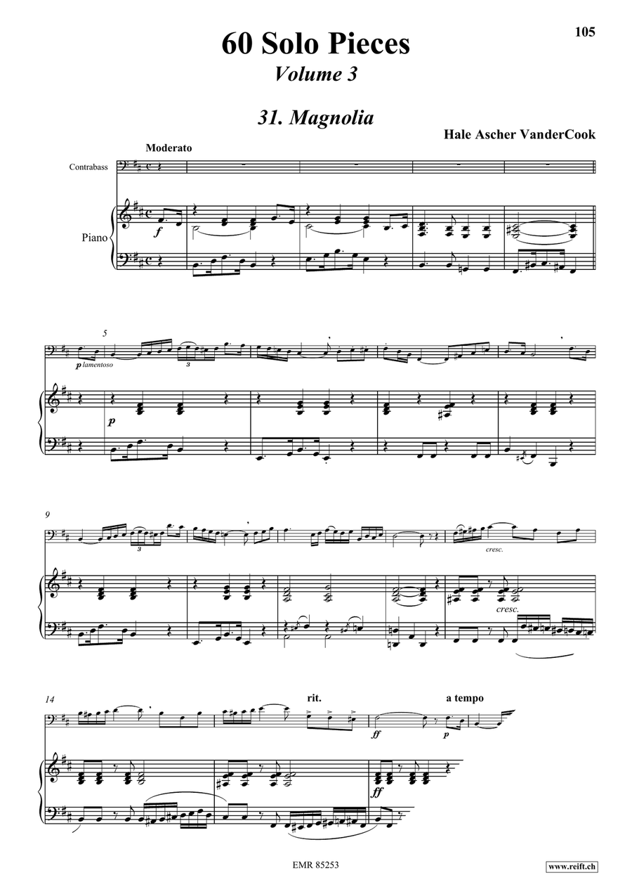 60 Solo Pieces Volume 3 60 Solo Pieces Volume 3 Double Bass scores gallery preview page 5