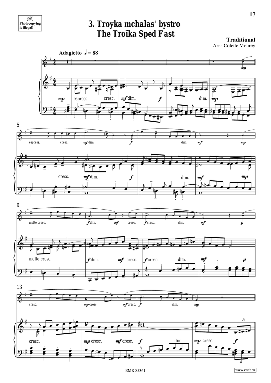 Folk Songs From Russia Folk Songs From Russia Flute Solo scores gallery preview page 8