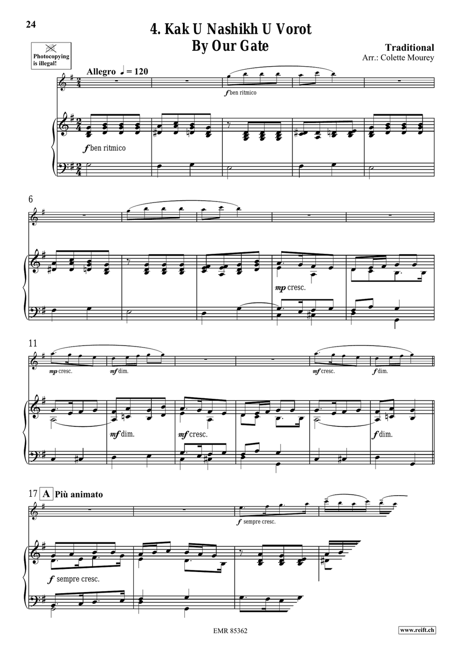 Folk Songs From Russia Folk Songs From Russia Violin Solo scores gallery preview page 6