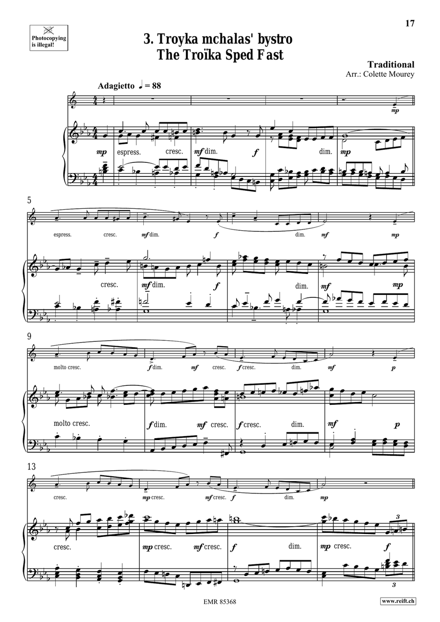 Folk Songs From Russia Folk Songs From Russia Baritone Saxophone scores gallery preview page 8