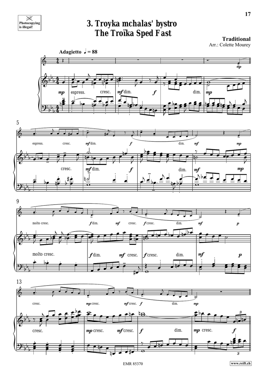 Folk Songs From Russia Folk Songs From Russia Horn scores gallery preview page 8