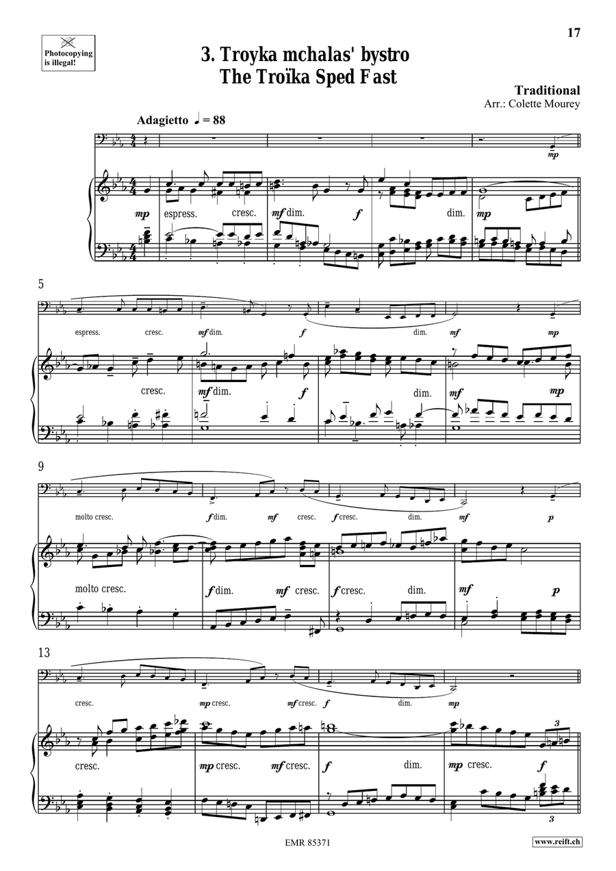 Folk Songs From Russia Folk Songs From Russia Trombone scores gallery preview page 8