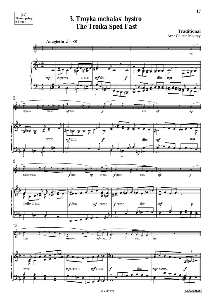 Folk Songs From Russia Folk Songs From Russia Organ scores gallery preview page 8