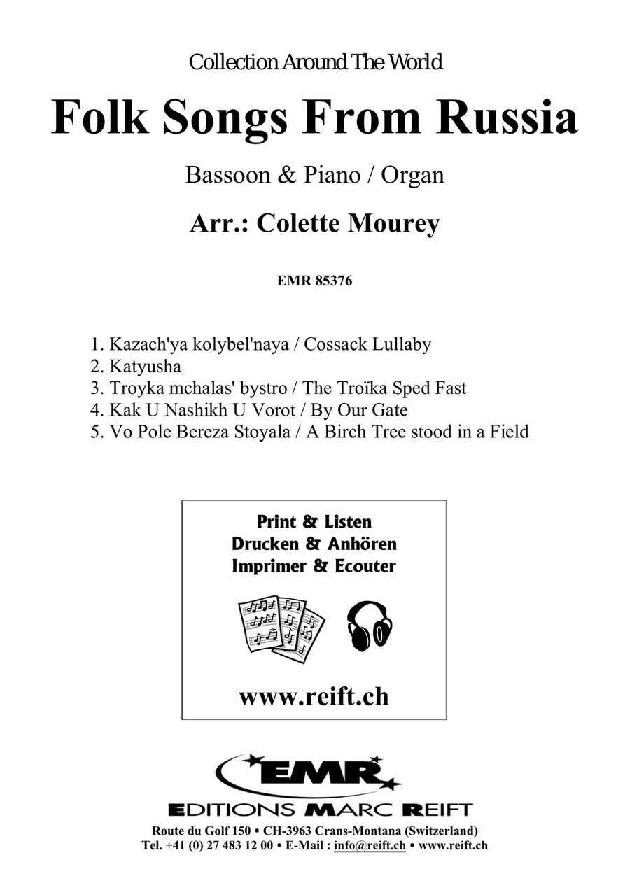 Folk Songs From Russia Folk Songs From Russia Bassoon Solo scores gallery preview page 2