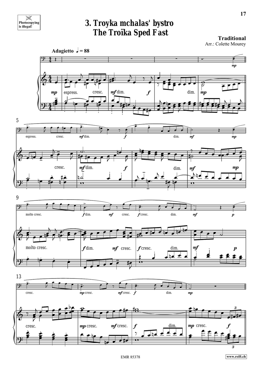 Folk Songs From Russia Folk Songs From Russia Double Bass scores gallery preview page 8