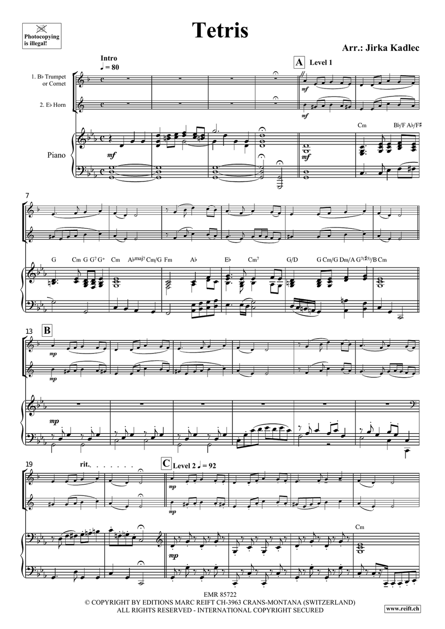Tetris Tetris Cornet scores gallery preview page 3
