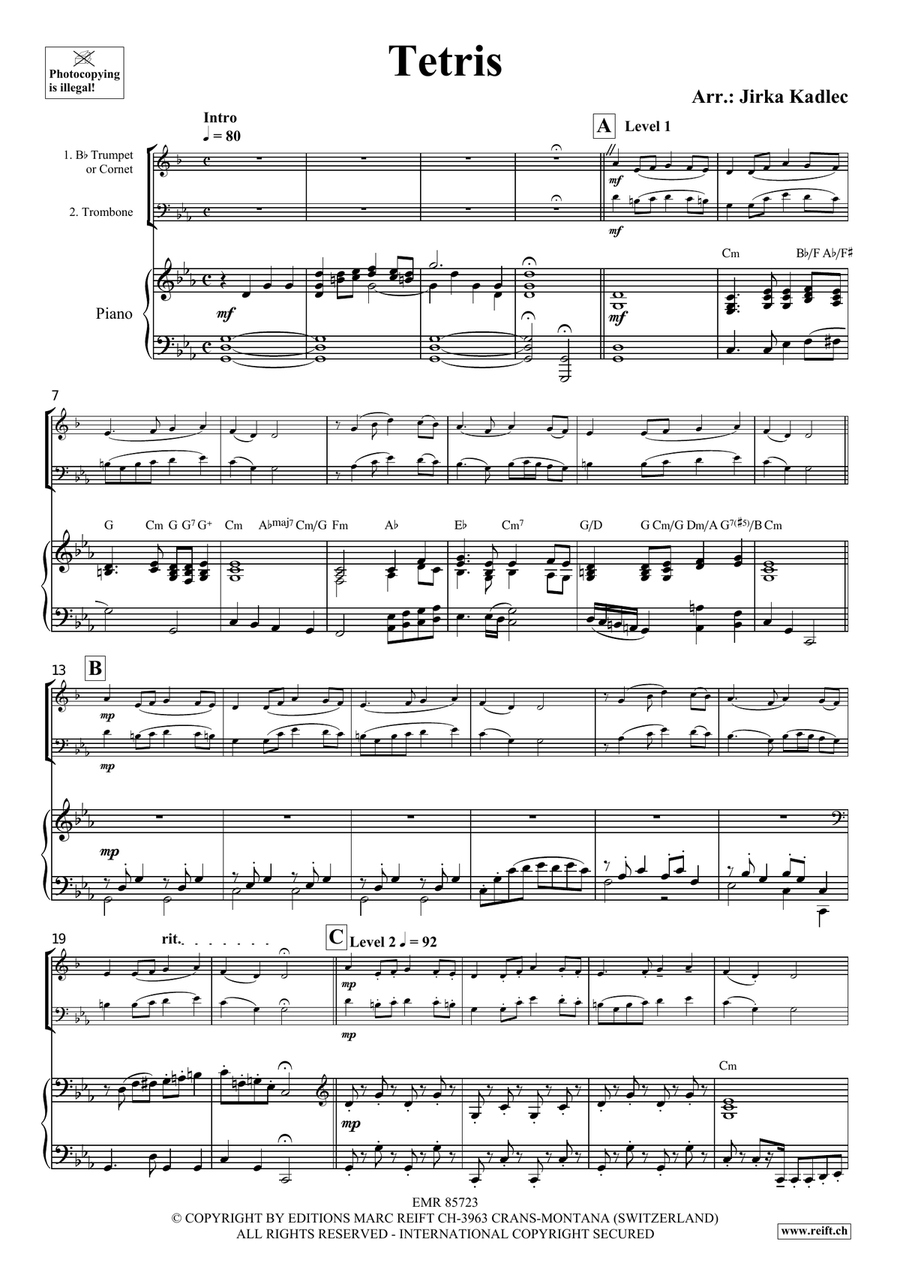 Tetris Tetris Cornet scores gallery preview page 3