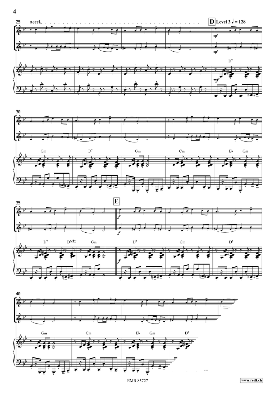 Tetris Tetris Piano Accompaniment scores gallery preview page 4