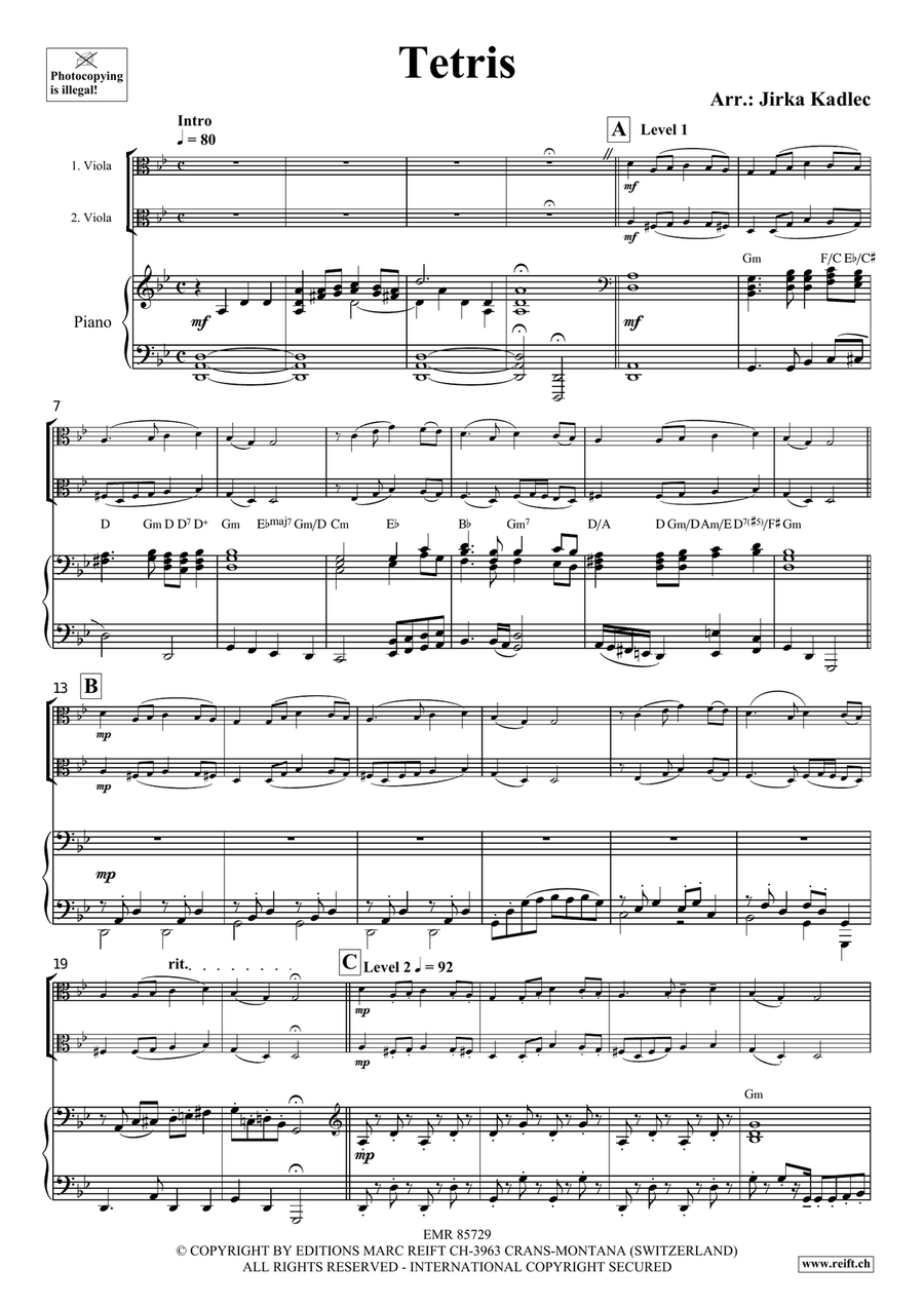 Tetris Tetris Viola scores gallery preview page 3