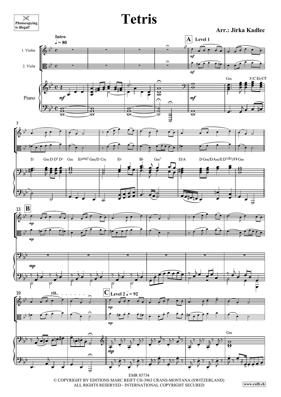 Tetris Tetris Viola scores gallery preview page 3