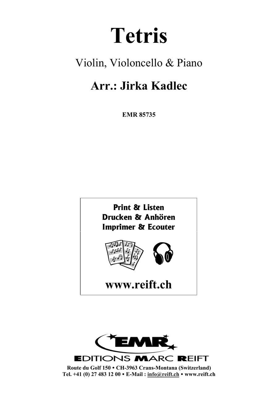Tetris Tetris Piano Trio scores gallery preview page 2
