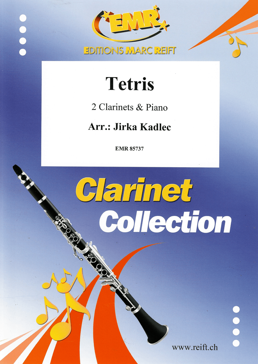 Tetris Tetris Clarinet Duet scores gallery preview page 1