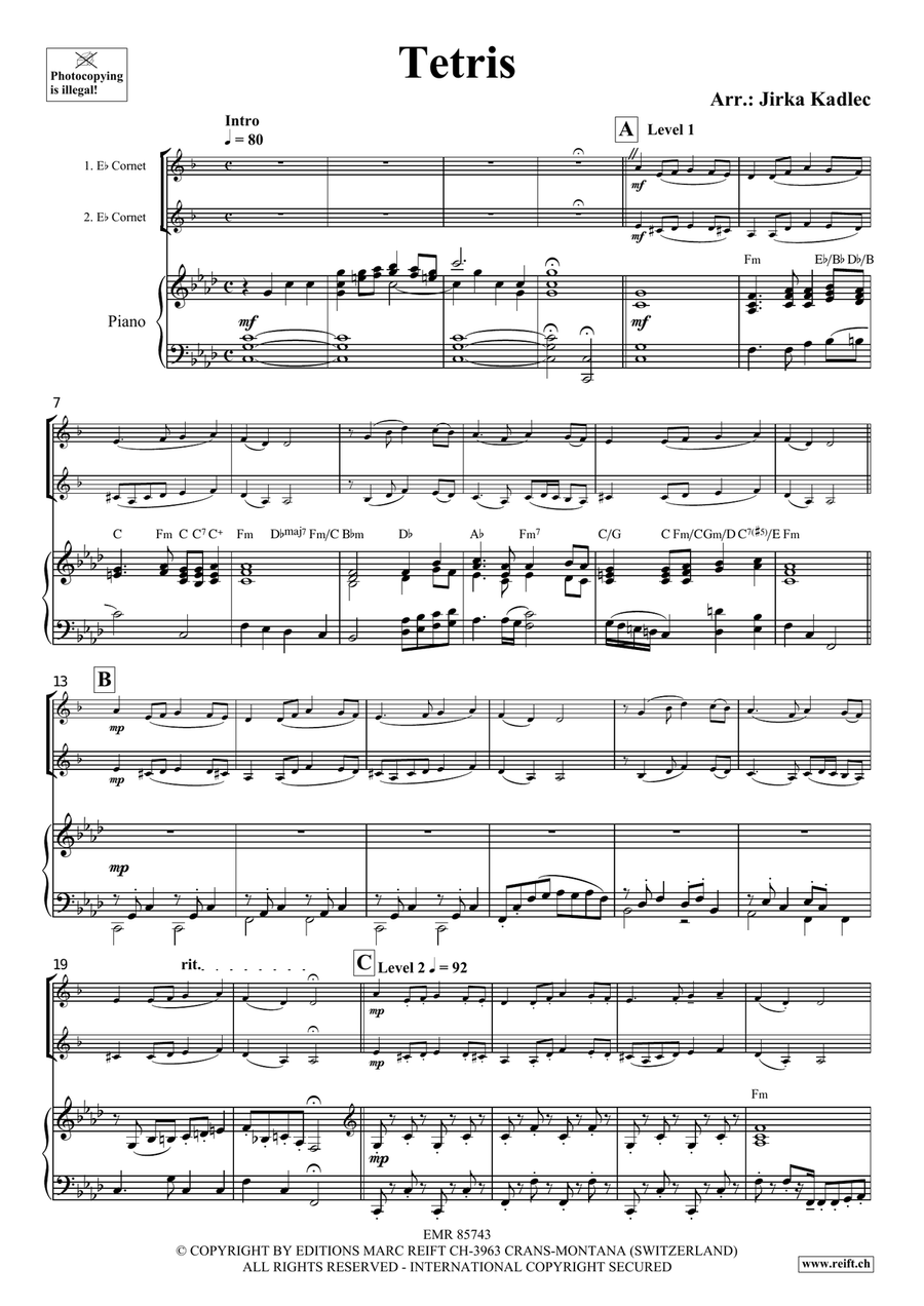 Tetris Tetris Cornet scores gallery preview page 3