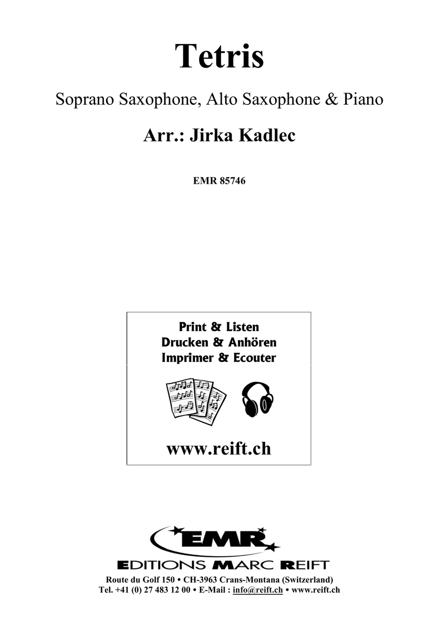 Tetris Tetris Soprano Saxophone scores gallery preview page 2