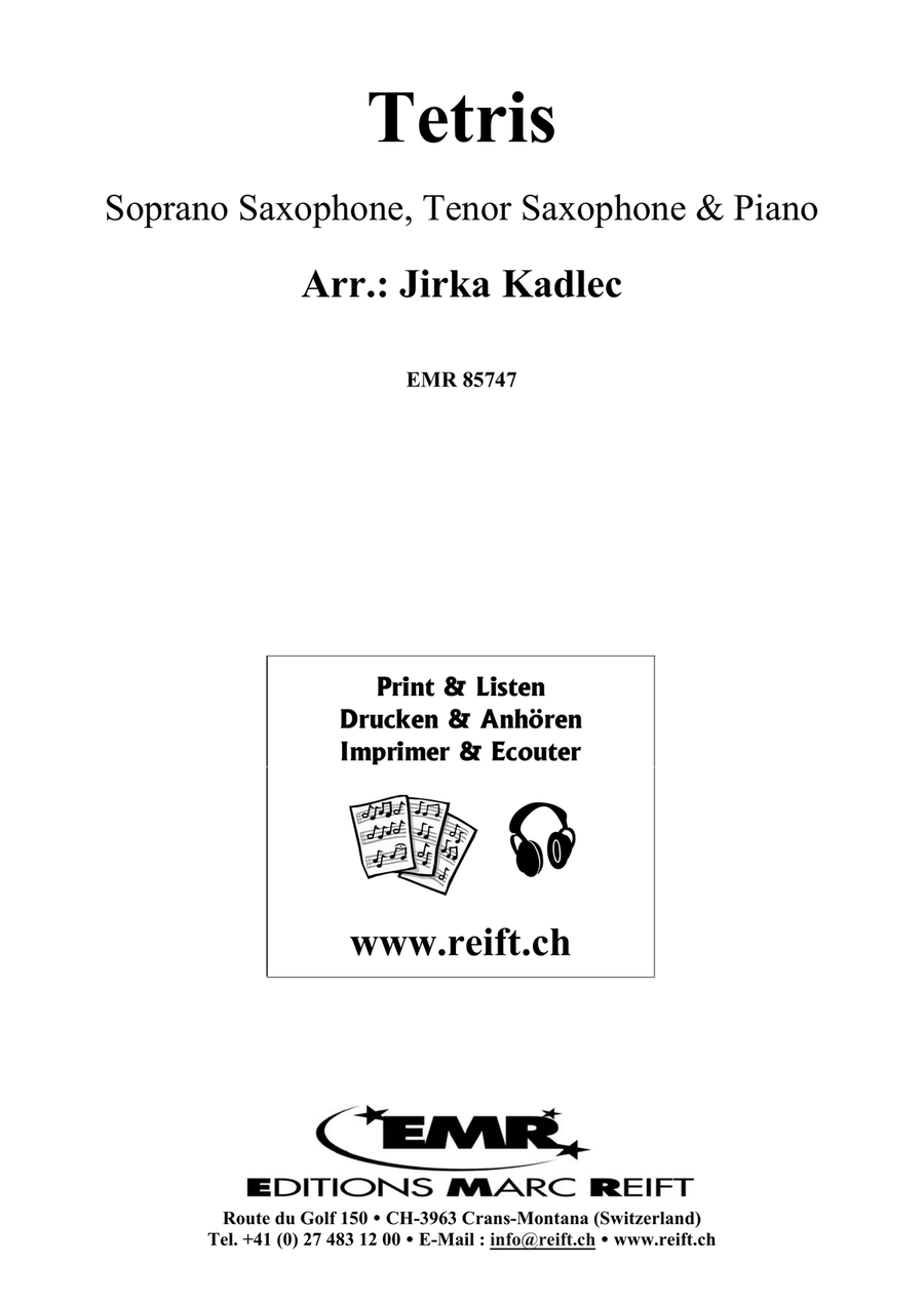 Tetris Tetris Tenor Saxophone scores gallery preview page 2