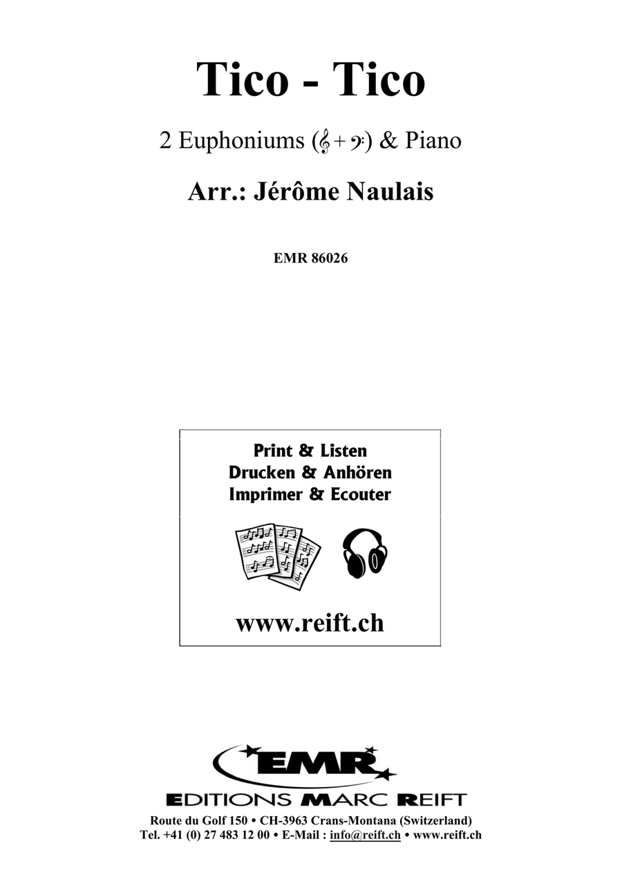 Tico-Tico Euphonium Duet scores gallery preview page 2