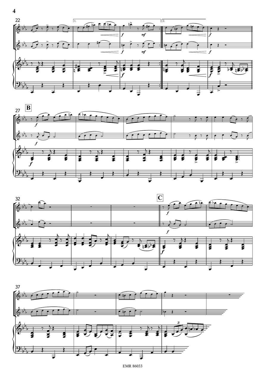 Tico-Tico Tico-Tico Flute Duet scores gallery preview page 4