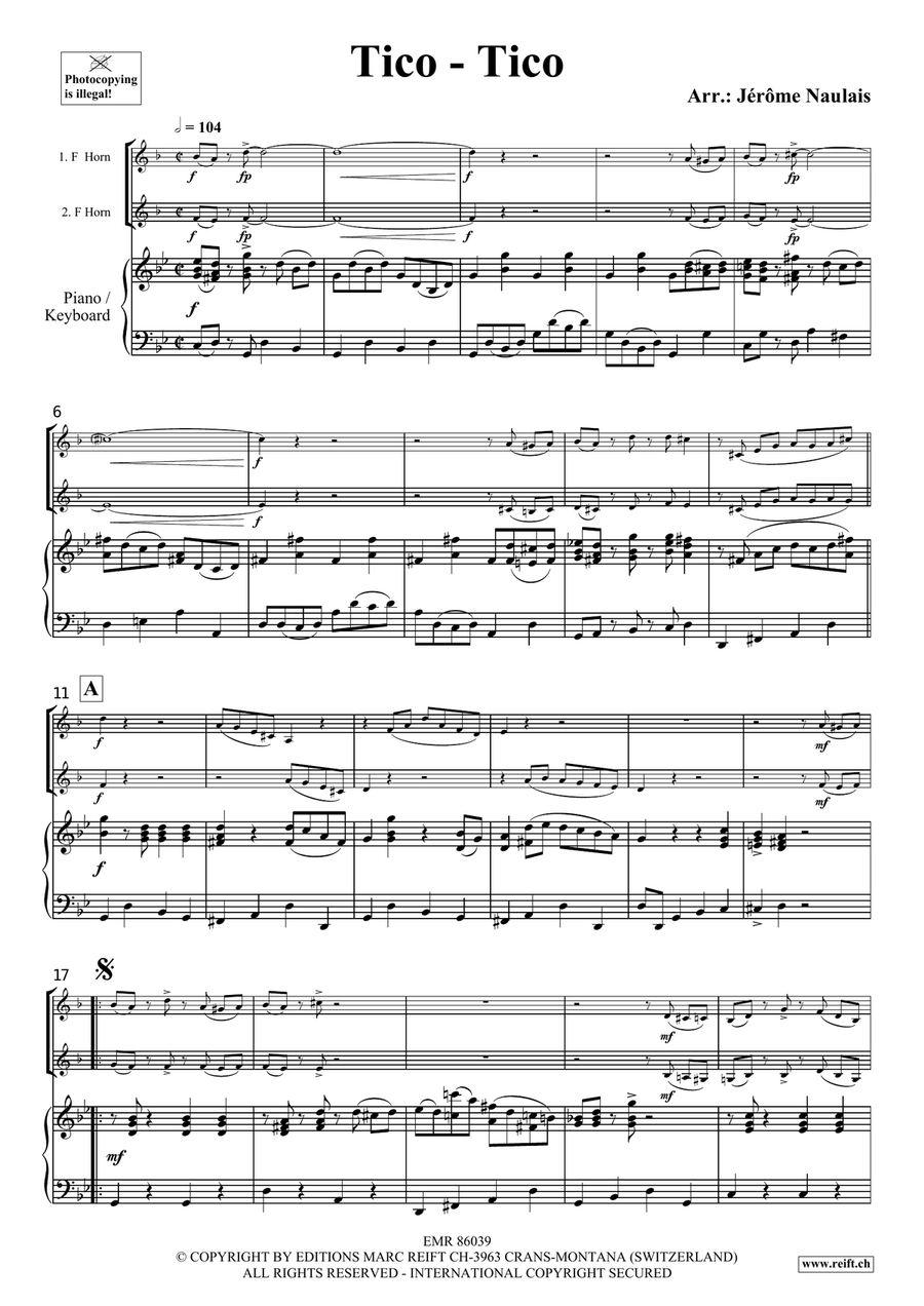 Tico-Tico Tico-Tico Horn scores gallery preview page 3