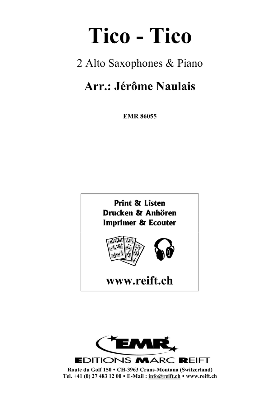 Tico-Tico Tico-Tico Alto Saxophone scores gallery preview page 2
