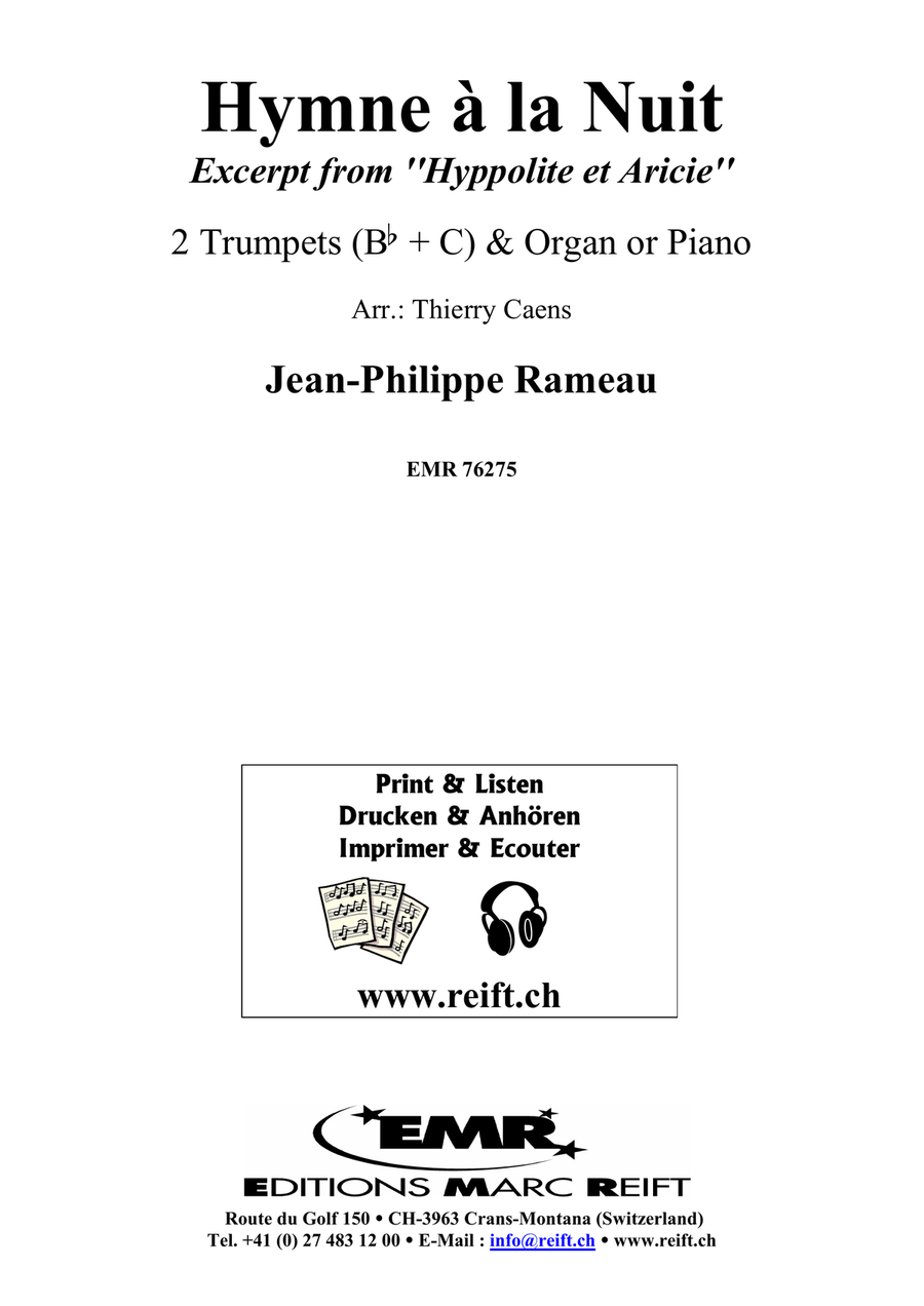 Hymne à la nuit Hymne à la nuit Trumpet Duet scores gallery preview page 2