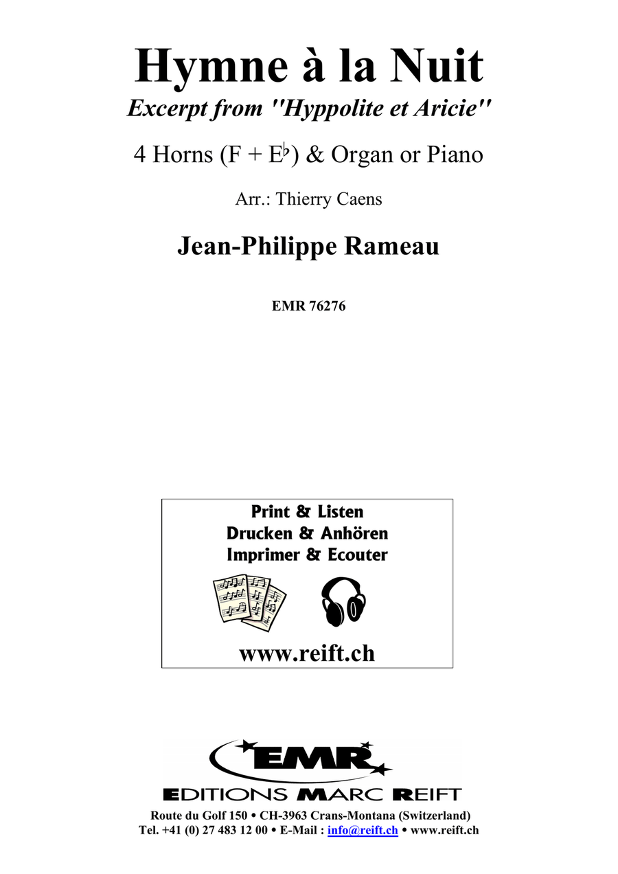 Hymne à la nuit Hymne à la nuit Horn scores gallery preview page 2