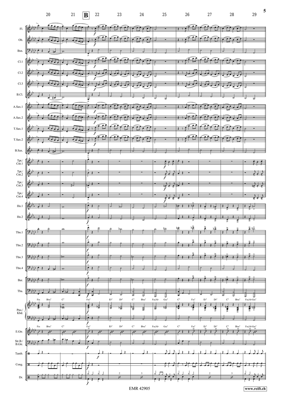 Gypsy Chorus Gypsy Chorus Concert Band scores gallery preview page 6