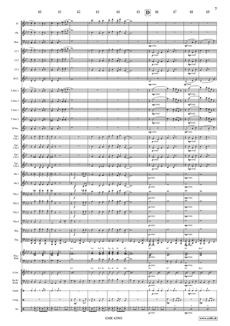 Gypsy Chorus Gypsy Chorus Concert Band scores gallery preview page 8