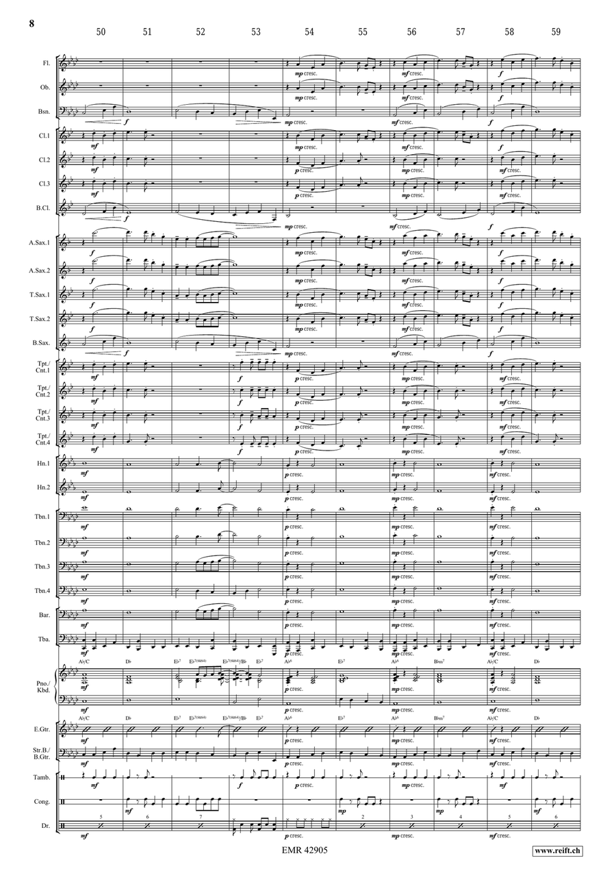 Gypsy Chorus Gypsy Chorus Concert Band scores gallery preview page 9