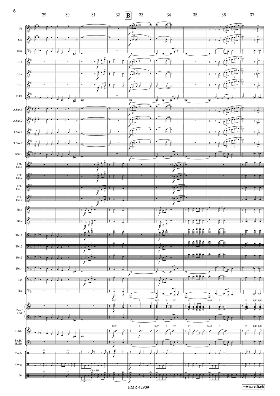There's A Great Day Coming Concert Band scores gallery preview page 6
