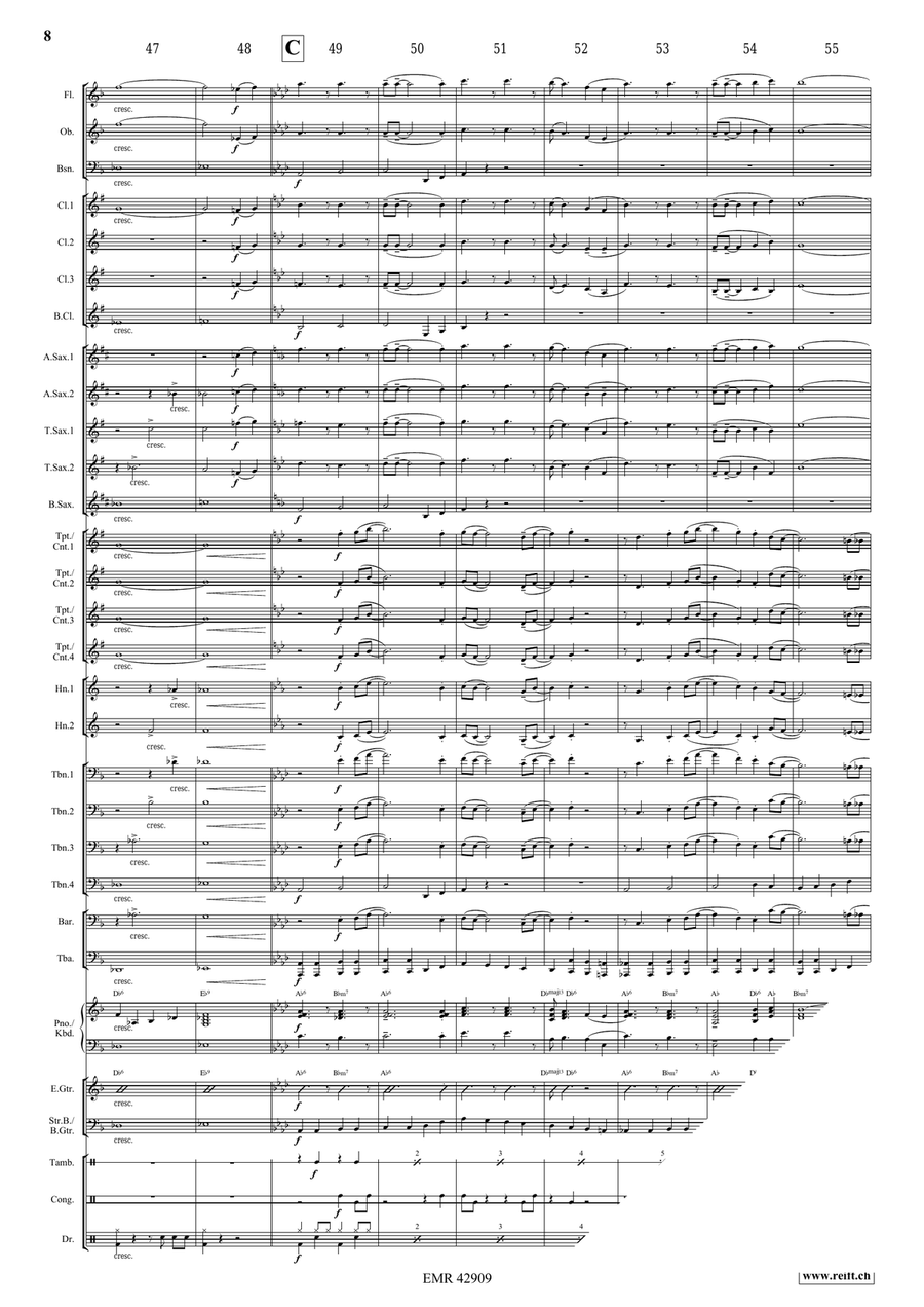 There's A Great Day Coming Concert Band scores gallery preview page 8