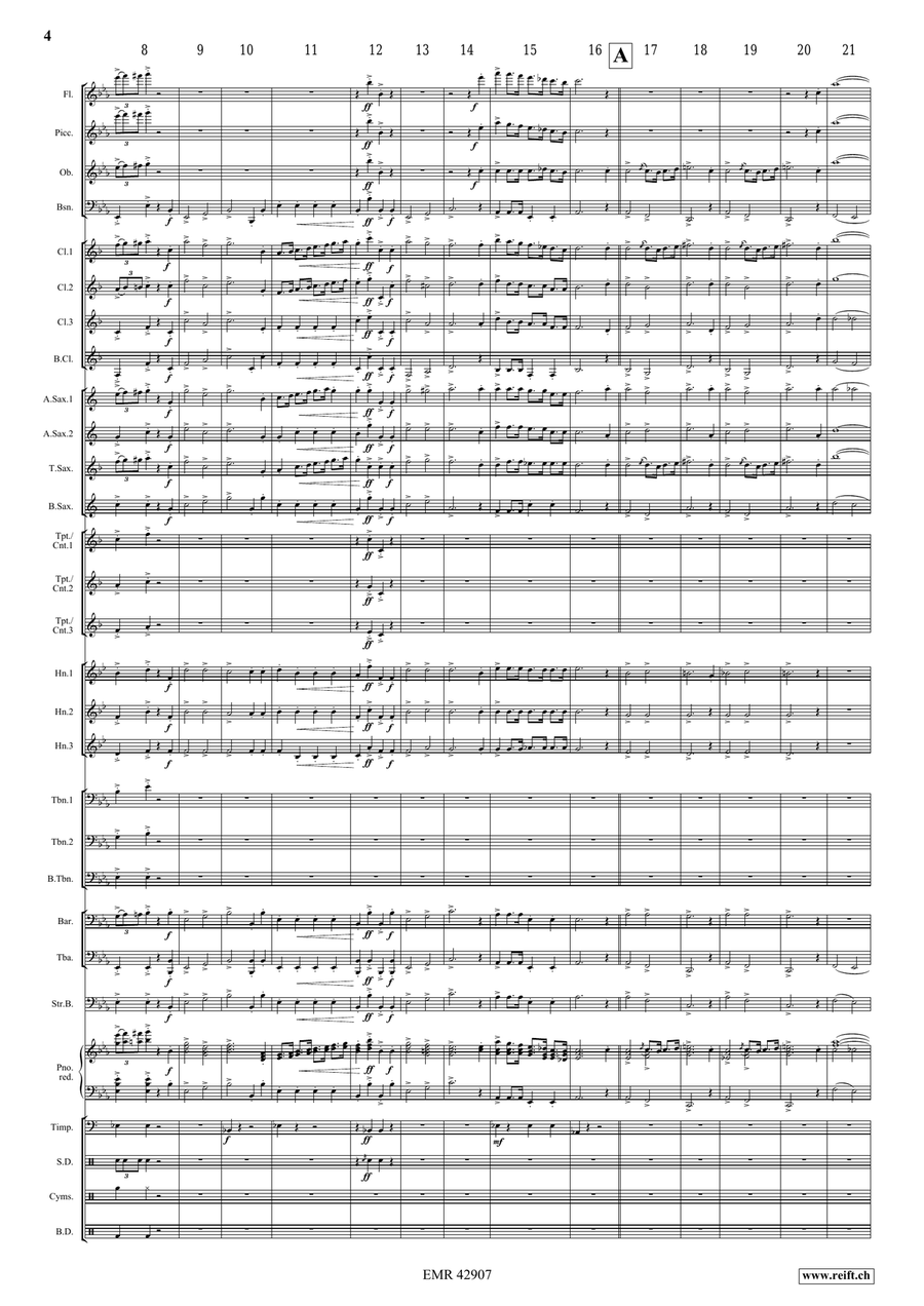 Euryanthe Euryanthe Concert Band scores gallery preview page 4
