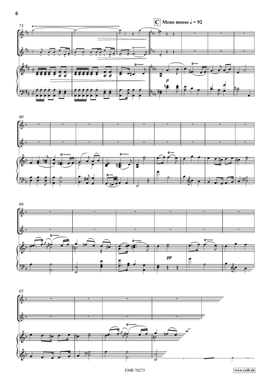 Chaconne Chaconne Trumpet Duet scores gallery preview page 6